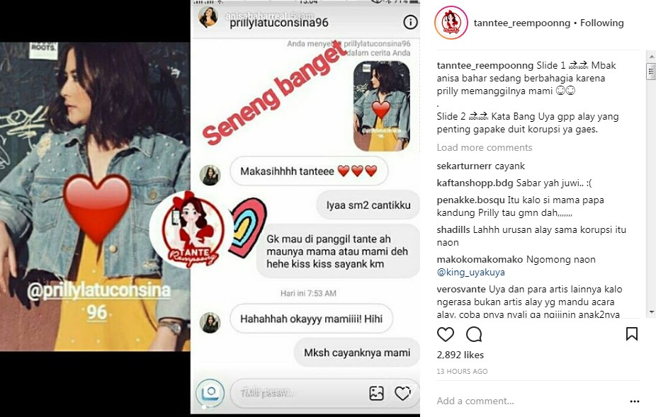 Panggilan Baru Prilly Latuconsina Pada Annisa Bahar