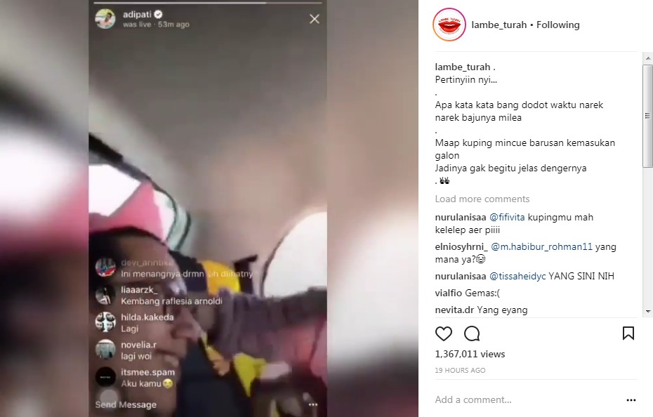 Adipati Dolken Diduga Panggil Vanesha Prescilla Sebutan Mesra