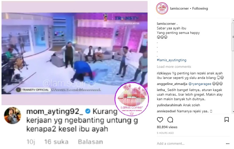 Ayu Ting Ting Dibanting Pejudo