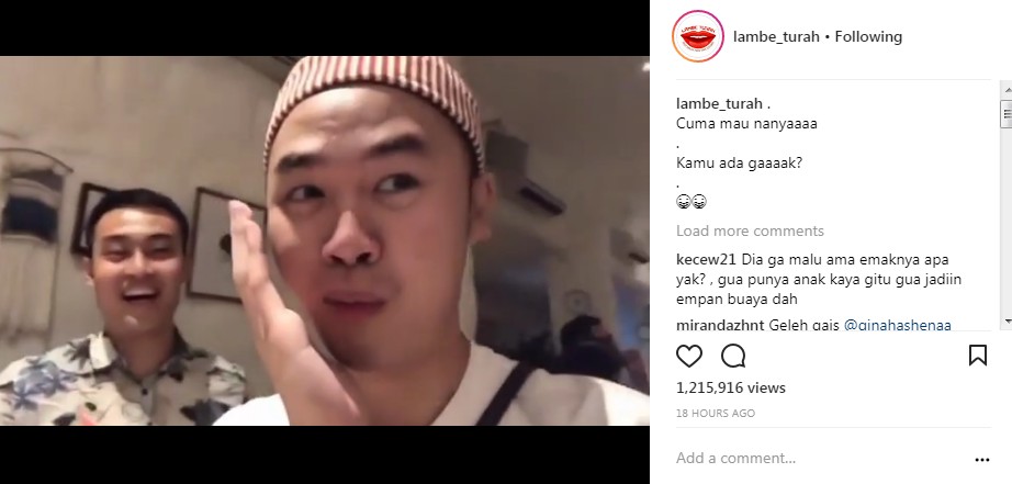 Dua Teman Pria Millen Kaget Melihat Aksi Tersebut