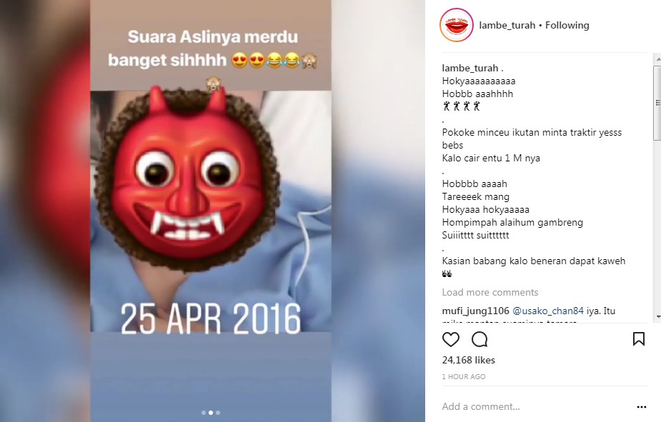Dugaan Suara Asli Lucinta Luna Khas Lelaki