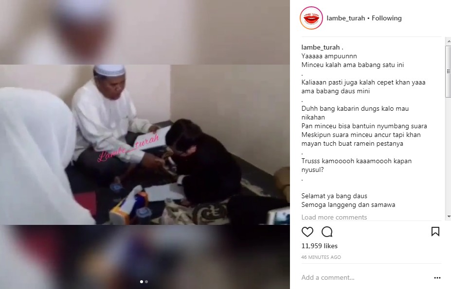 Video DAus Mini Laksanakan Akad Nikah