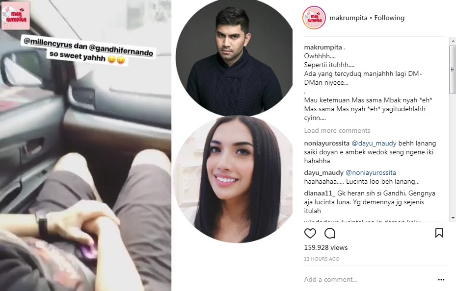 Isi Pesan Mesra Gandhi Fernando Pada Millendaru