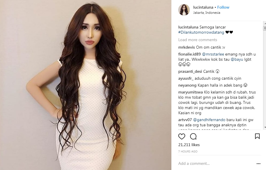 Lucinta Luna Seakan Tak Sabar Menanti Kedatangan Kekasih