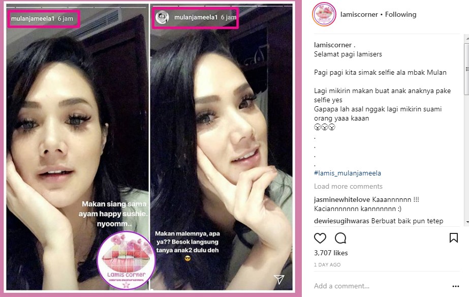 Mulan Jameela Bahas Soal Menu Makanan Untuk Anak