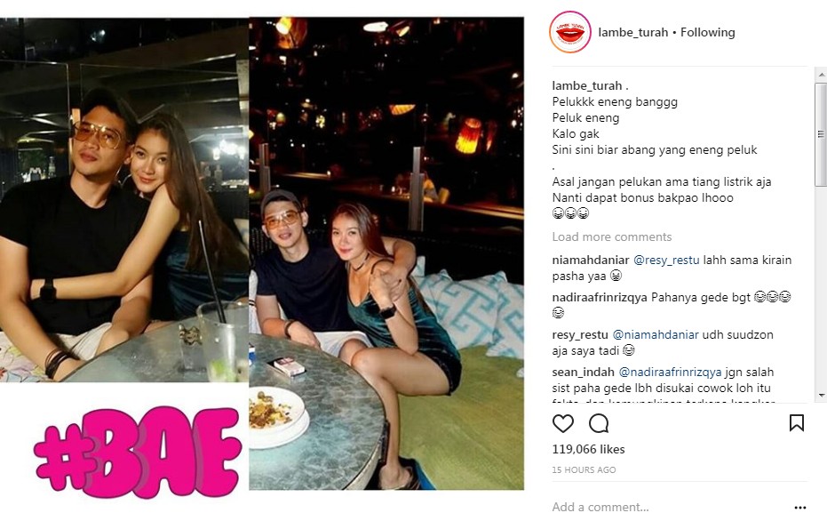 Potret Mesra Rezky Aditya dan Kekasih Seksinya