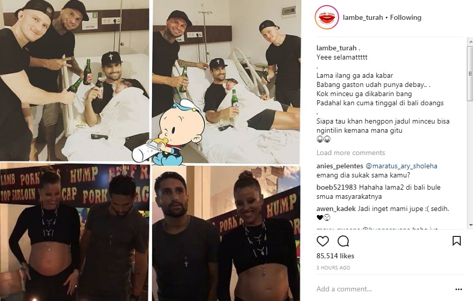 Gaston Castano Resmi Jadi Ayah