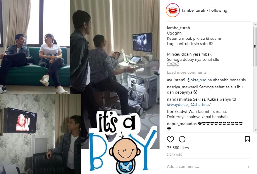 Vicky Shu Lakukan USG ditemani sang suami