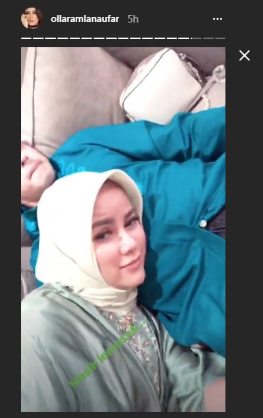 Olla Ramlan Akui Masih Lemas Pasca Keluar dari Rumah Sakit