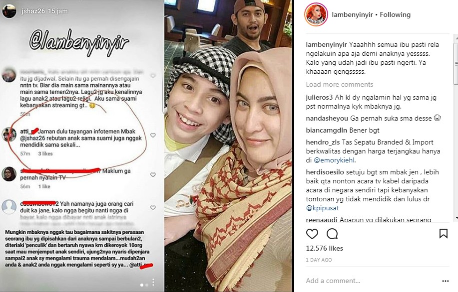 Jawaban Menohok Jane Shalimar Pasca Disinggung Soal Rebutan Anak