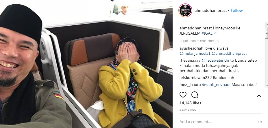 Perjalanan Ahmad Dhani dan Mulan Jameela ke Yerusalem