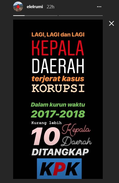 El Rumi Ungkap Pendapat Soal Penahanan Kepala Daerah Tepat Saat Heboh Kabar Zumi Zola Ditahan KPK