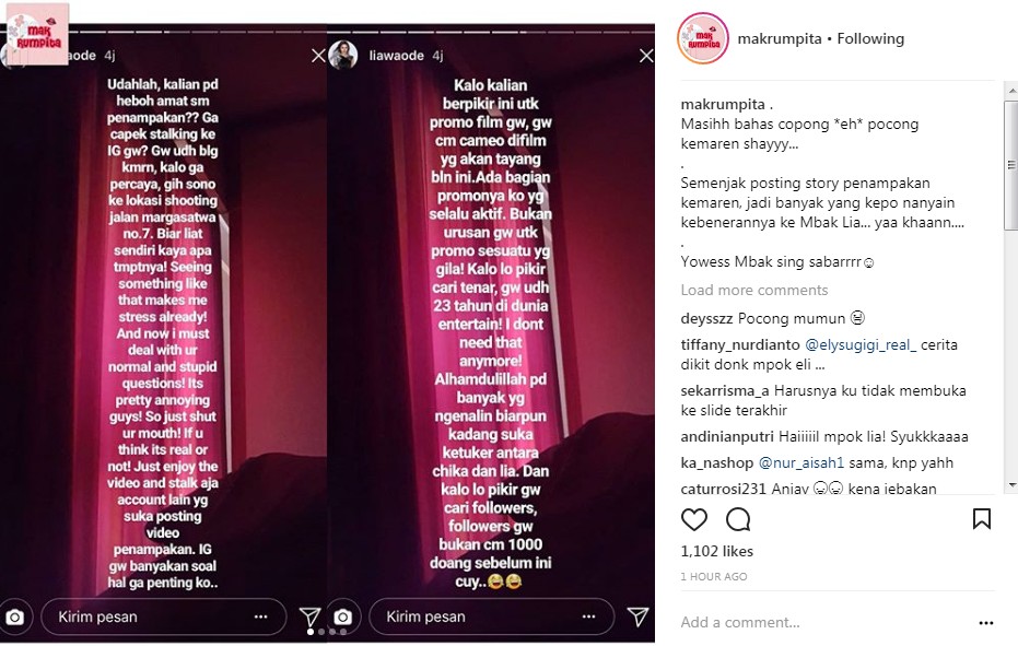 Tanggapan Lia Waode Terkait Komentar Nyinyir Netter