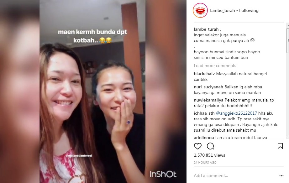 Ekspresi Meychan Pasca Maia Estianty Singgung Pelakor