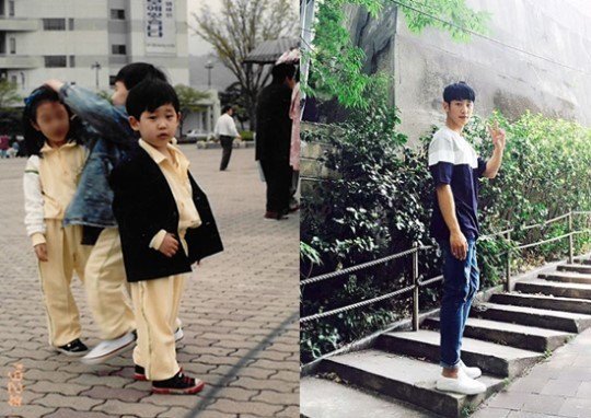 Foto masa kecil Jung Hae In