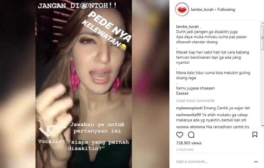 Kepercayaan Diri Nia Ramadhani dengan Kecantikannya