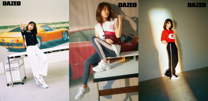 Gaya Santai IU di Pemotretan Terbaru