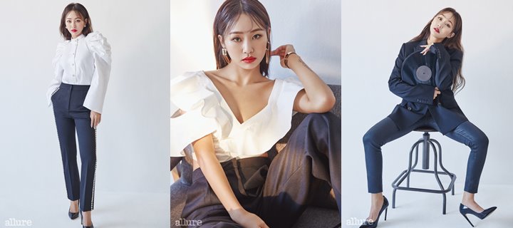 Pemotretan Hyorin Eks-Sistar Bareng Allure Korea