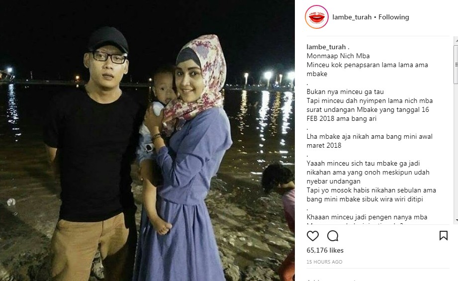 Foto Rahandini Bersama Ari dan Anak Kecil