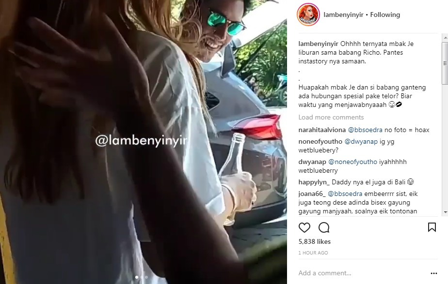 Jessica Iskandar dan Richard Kylie di Bali