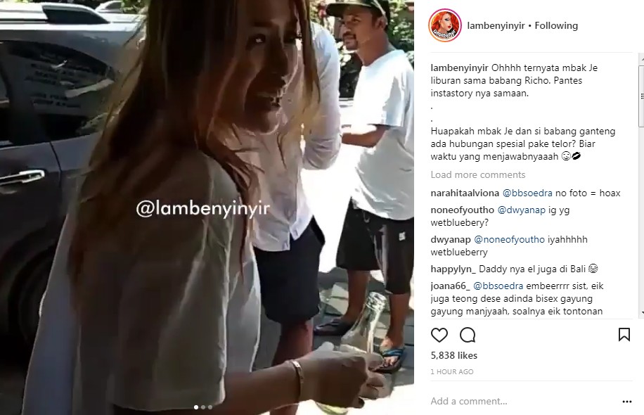 Jessica Iskandar dan Richard Kylie Kepergok Bersama