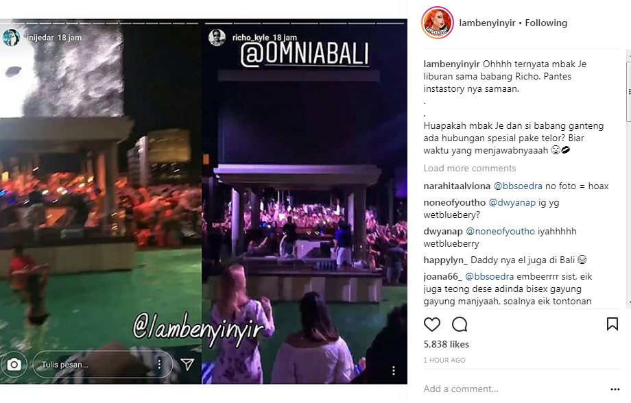 Diduga Jessica Iskandar dan Richard Kylie Nonton Konser Bareng