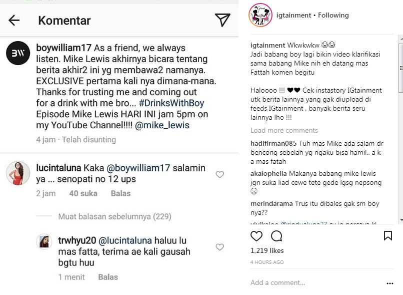 Lucinta Luna Masih Titip Salam Untuk Mike Lewis