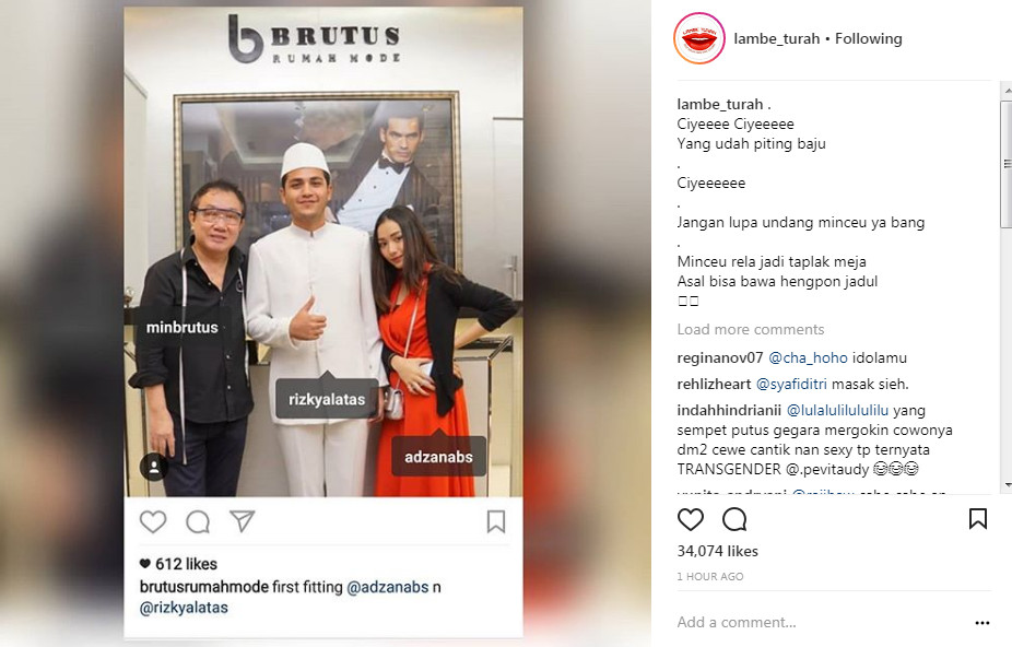 Rizky Alatas Fitting Baju Bareng Kekasih