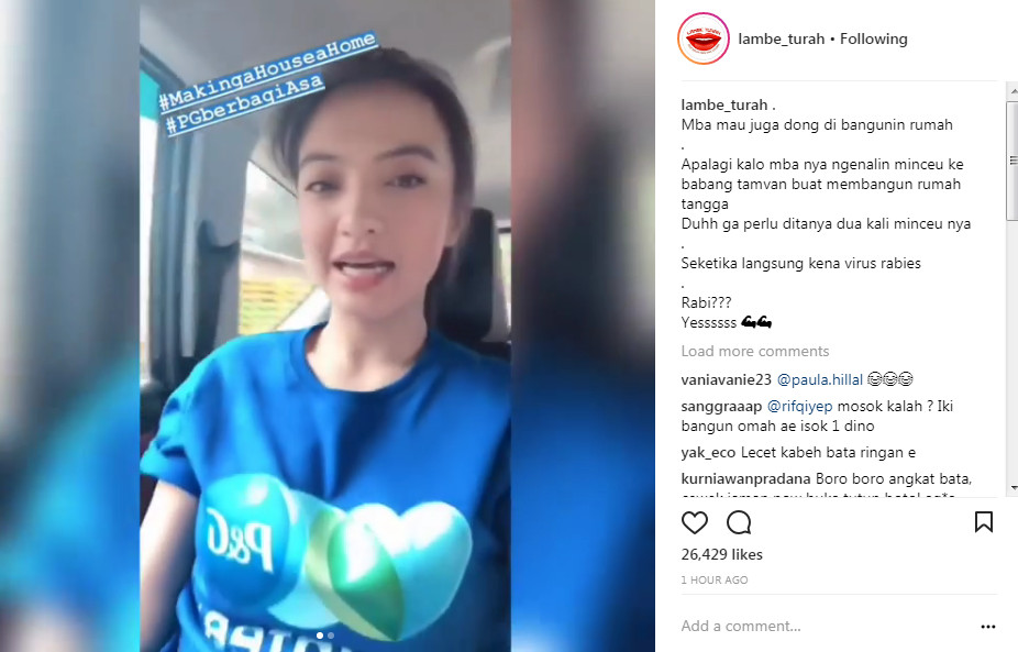 Raline Shah Menuju ke Sentul