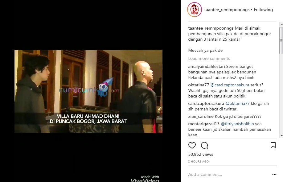 Ahmad Dhani dan Al Ghazali Keliling Villa Berlantai Tiga