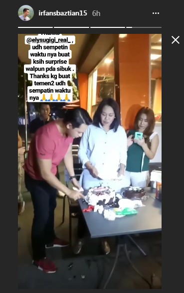 Kejutan Ulang Tahun Irfan Sbaztian