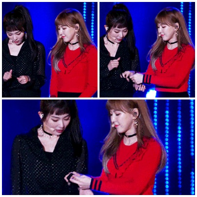 Interaksi Seulgi dan Wendy