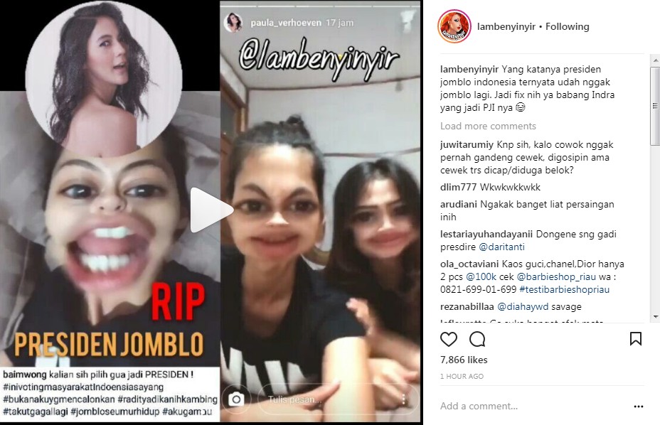 Identitas Wanita yang Marah Pada Baim Wong