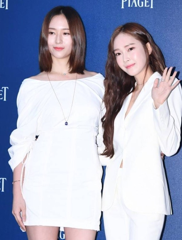 Krystal dan Jessica di acara brand jam ternama