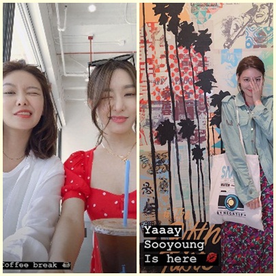 Sooyoung dan Tiffany di LA