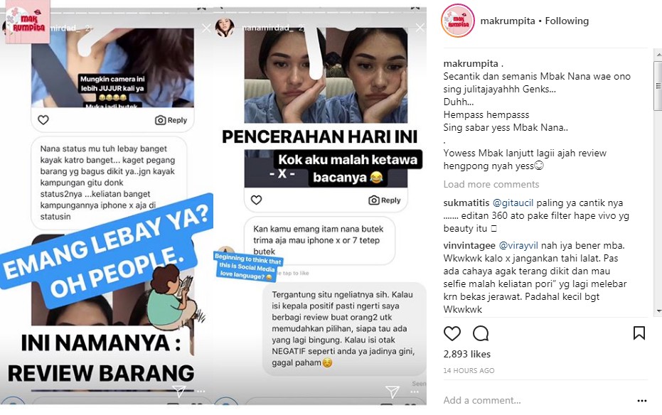 Balasan Menohok Nana Mirdad Soal Komentar Nyinyir Netter