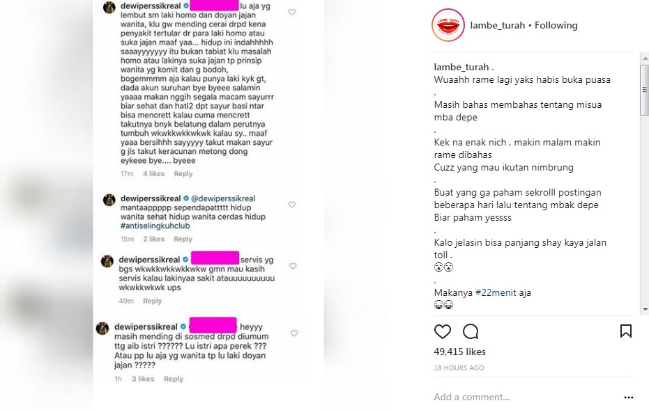 Dewi Persik Seakan Bongkar Aib Suami