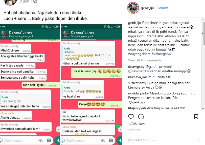 Isi Percakapan Ashanty dan Para ART