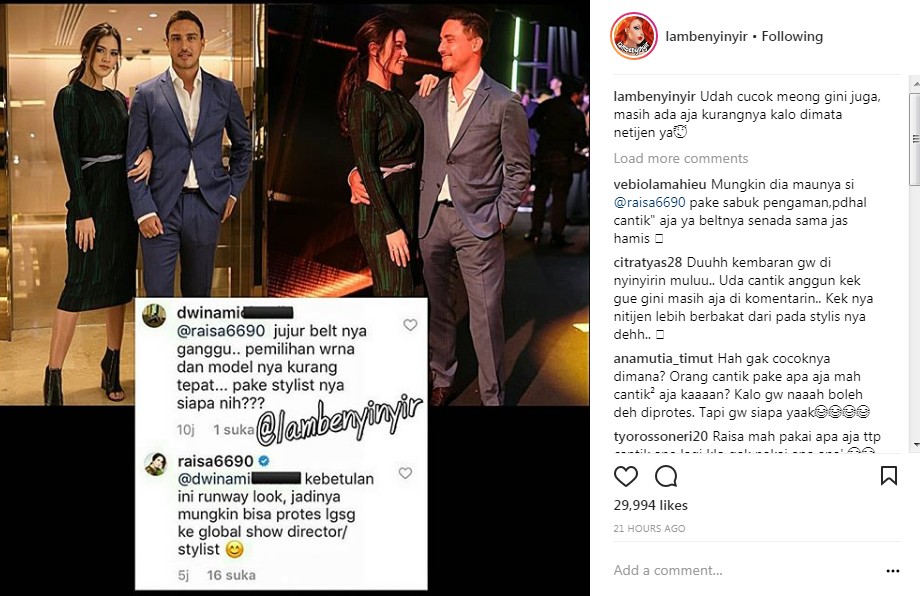 Komnetar Menohok Raisa Saat Penampilannya Dikritik