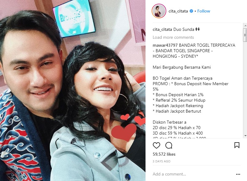 Foto Mesra Cita Citata dengan Nassar