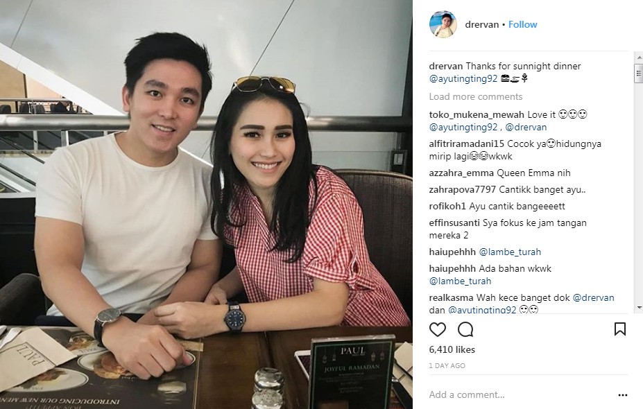 Ayu Ting Ting Makan Malam Bersama Dokter Residen