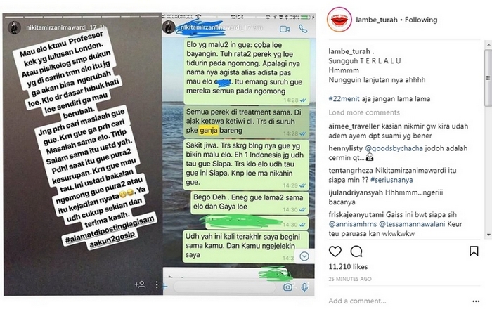 Nikita Mirzani Sindir Seseorang Hingga Bahas Pernikahan