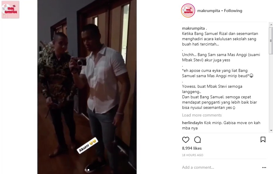Samuel Rizal Berinteraksi dengan Suami Baru Mantan Istri