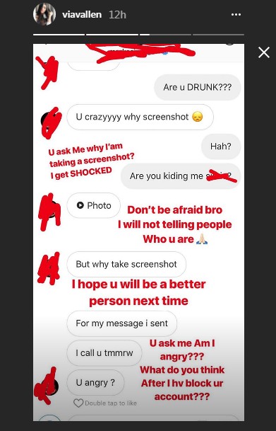 Via Vallen Marah Saat Ada Pesepakbola yang Kirim Pesan Tak Senonoh Padanya