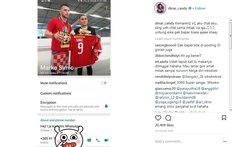 Pengakuan Dinar Candy Soal Marko Simic