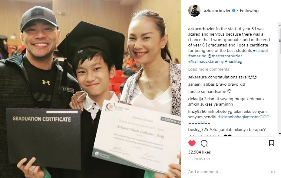 Keraguan Azka Corbuzier Tak Bisa Lulus Sekolah