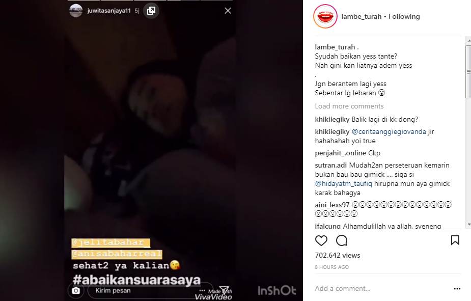 Hubungan Annisa Bahar dan Juwita Sudah Membaik