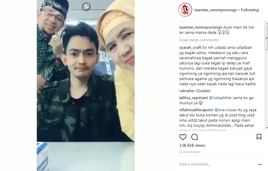 Mamah Dedeh dan Ustadz Wijayanto Ikut Bergoyang di Tik Tok