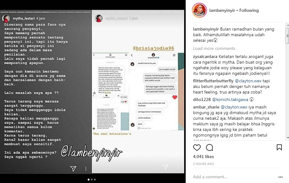 Mytha Lestari Ngaku Diserang Fans Penyanyi