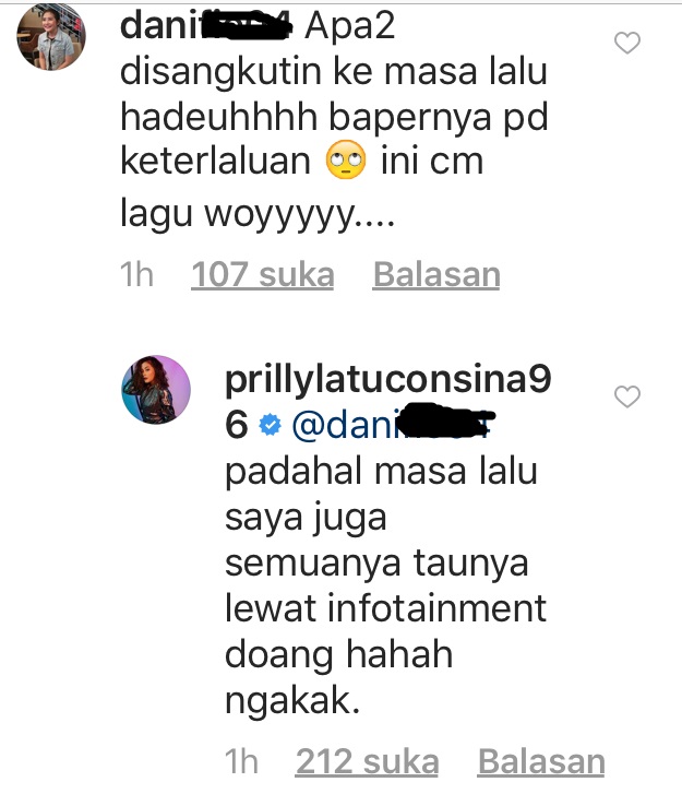 Tanggapan Prilly Latuconsina Saat Disindir Soal Masa Lalunya